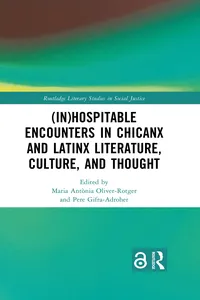 (In)Hospitable Encounters in Chicanx and Latinx Literature, Culture, and Thought_cover