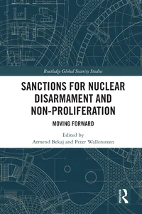 Sanctions for Nuclear Disarmament and Non-Proliferation_cover