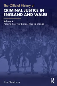 The Official History of Criminal Justice in England and Wales_cover