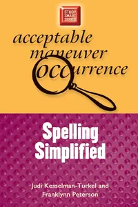 Spelling Simplified_cover