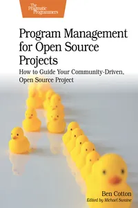 Program Management for Open Source Projects_cover