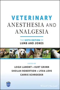 Veterinary Anesthesia and Analgesia, The 6th Edition of Lumb and Jones_cover