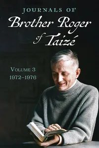 Journals of Brother Roger of Taizé, Volume 3_cover