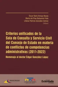 Criterios unificados de la Sala de Consulta y Servicio Civil del Consejo de Estado en materia de conflictos de competencias administrativas_cover