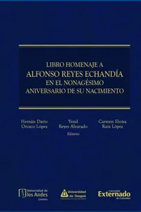 Libro homenaje a Alfonso Reyes Echandía en el nonagésimo aniversario de su nacimiento_cover