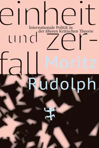 Einheit und Zerfall_cover