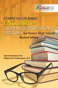 COMMUNICATE TODAY: English for Academic & Professional Purposes for Senior High School_cover