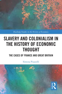 Slavery and Colonialism in the History of Economic Thought_cover