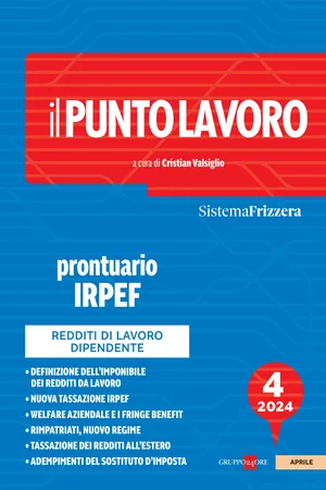 Il Punto Lavoro 4/2024 - Prontuario Irpef