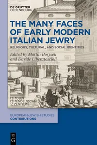 The Many Faces of Early Modern Italian Jewry_cover