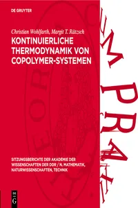 Kontinuierliche Thermodynamik von Copolymer-Systemen_cover