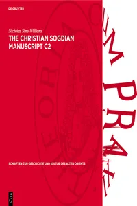 The Christian Sogdian Manuscript C2_cover