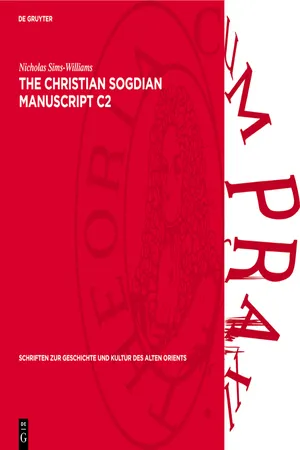 The Christian Sogdian Manuscript C2