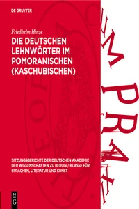 Die deutschen Lehnwörter im Pomoranischen_cover