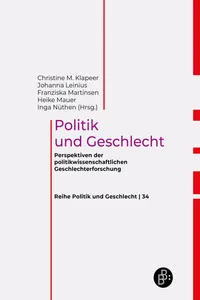Politik und Geschlecht_cover
