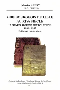 4000 bourgeois de Lille au XIVe siècle_cover