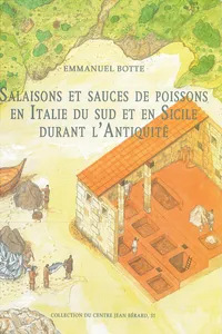 Salaisons et sauces de poissons en Italie du Sud et en Sicile durant l'Antiquité_cover