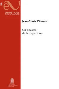 Un Théâtre de la disparition_cover