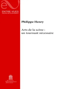 Arts de la scène : Un tournant nécessaire_cover