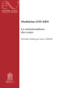 La métamorphose des corps_cover