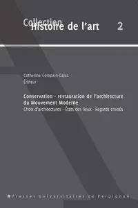 Conservation-restauration de l'architecture du mouvement moderne_cover