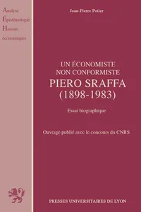 Un économiste non conformiste, Piero Sraffa_cover