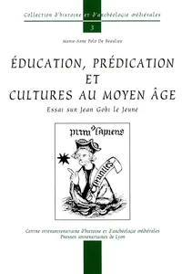 Éducation, prédication et cultures au Moyen Âge_cover