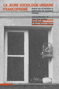 La Jeune sociologie urbaine francophone_cover