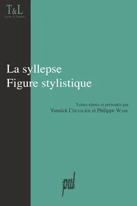 La syllepse. Figure stylistique_cover