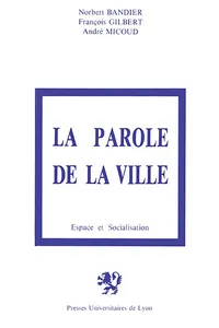 La Parole de la ville_cover