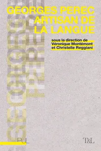 Georges Perec artisan de la langue_cover