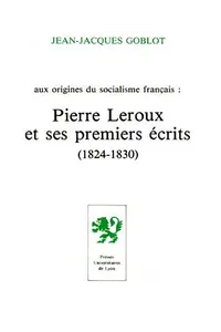 Aux origines du socialisme français_cover