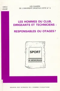 Les hommes du club, dirigeants et techniciens_cover