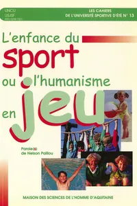 L’enfance du sport ou l’humanisme en jeu_cover