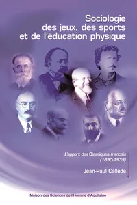 Sociologie des jeux, des sports et de l’éducation physique_cover