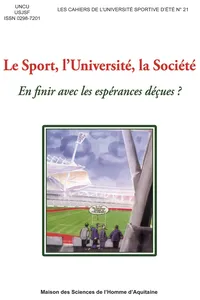 Le Sport, l’Université, la Société_cover