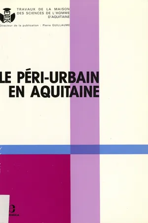 Le péri-urbain en Aquitaine