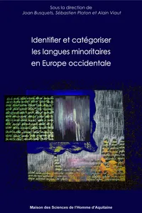 Identifier et catégoriser les langues minoritaires en Europe_cover