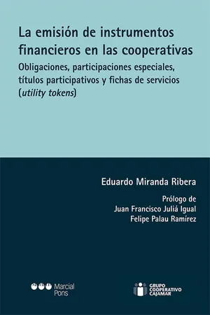 La emisión de instrumentos financieros en las cooperativas