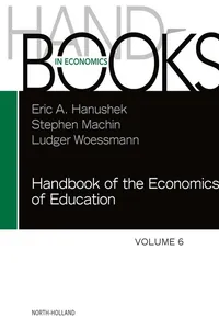 Handbook of the Economics of Education_cover
