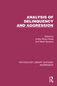 Analysis of Delinquency and Aggression_cover