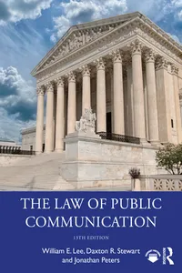 The Law of Public Communication_cover