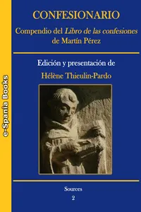 Confesionario. Compendio del Libro de las confesiones de Martín Pérez_cover