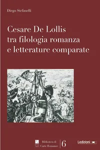 Cesare De Lollis tra filologia romanza e letterature comparate_cover