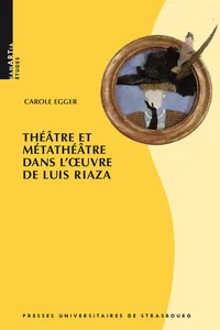 Théâtre et Métathéâtre dans l'œuvre de Luis Riaza_cover