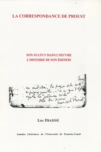 La correspondance de Proust_cover