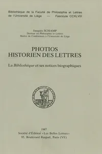 Photios historien des lettres_cover