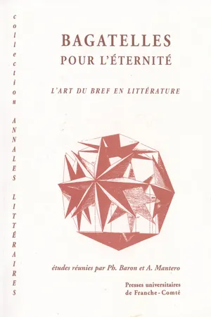 Bagatelles pour l'éternité