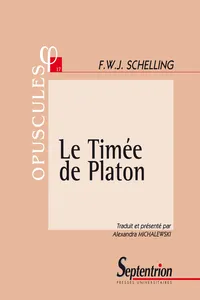 Le Timée de Platon_cover