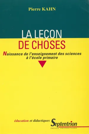 La leçon de choses